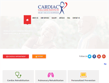 Tablet Screenshot of cardiacwellnessinstitute.com
